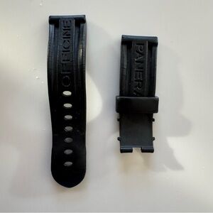 Panerai Black Italian Rubber Strap